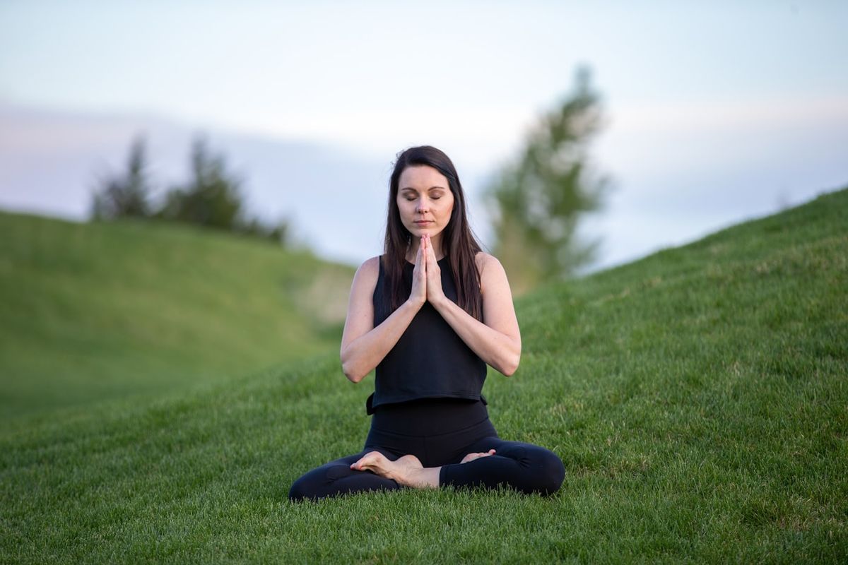 Meditation outdoors