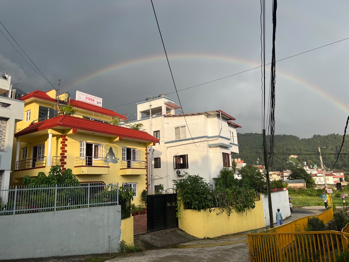 The yoga ashram in Budhanilkantha, Kathmandu